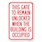 Signmission Safety Sign, 12 in Height, Aluminum, 18 in Length, 22815 A-1218-22815 - alternate 1
